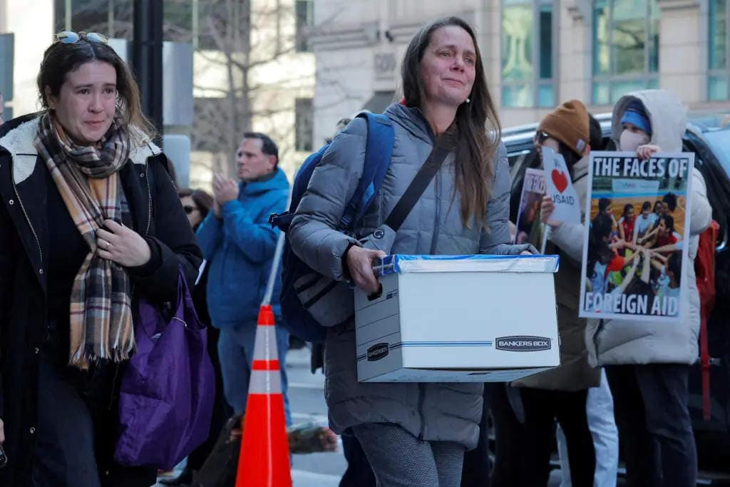 Locked out and escorted: Fired USAID staff get 15 mins to grab their belongings