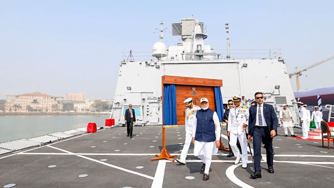 PM commissions 3 naval vessels, calls for open & secure Indo-Pacific