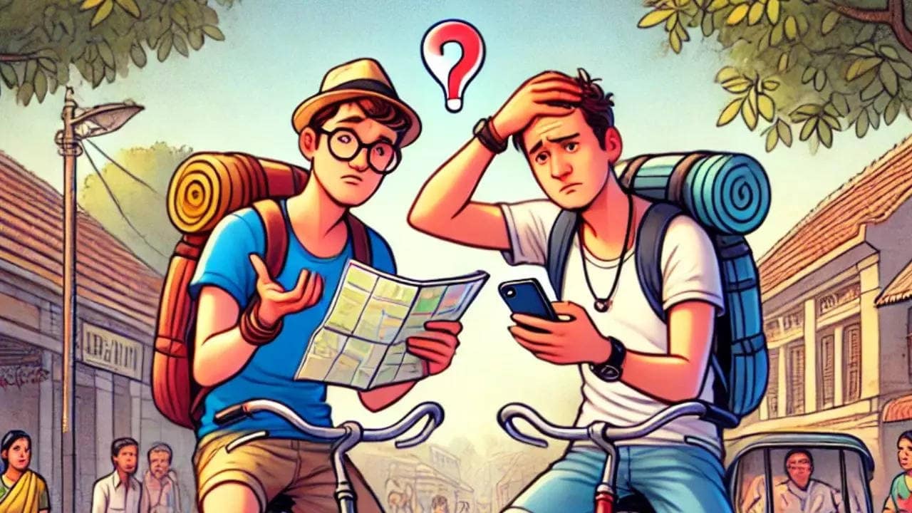 On way to Nepal using Google Maps, 2 French tourists on bicycles lose way in Bareilly