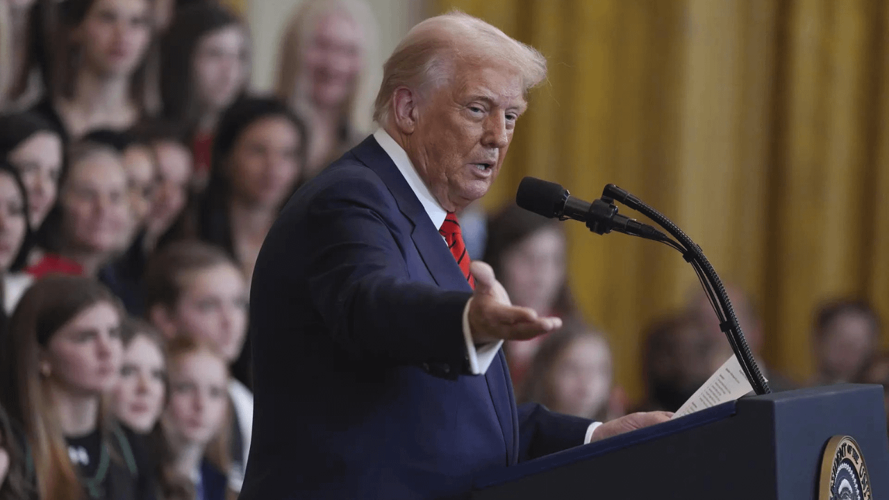 Donald Trump bans transgender athletes from women’s sports