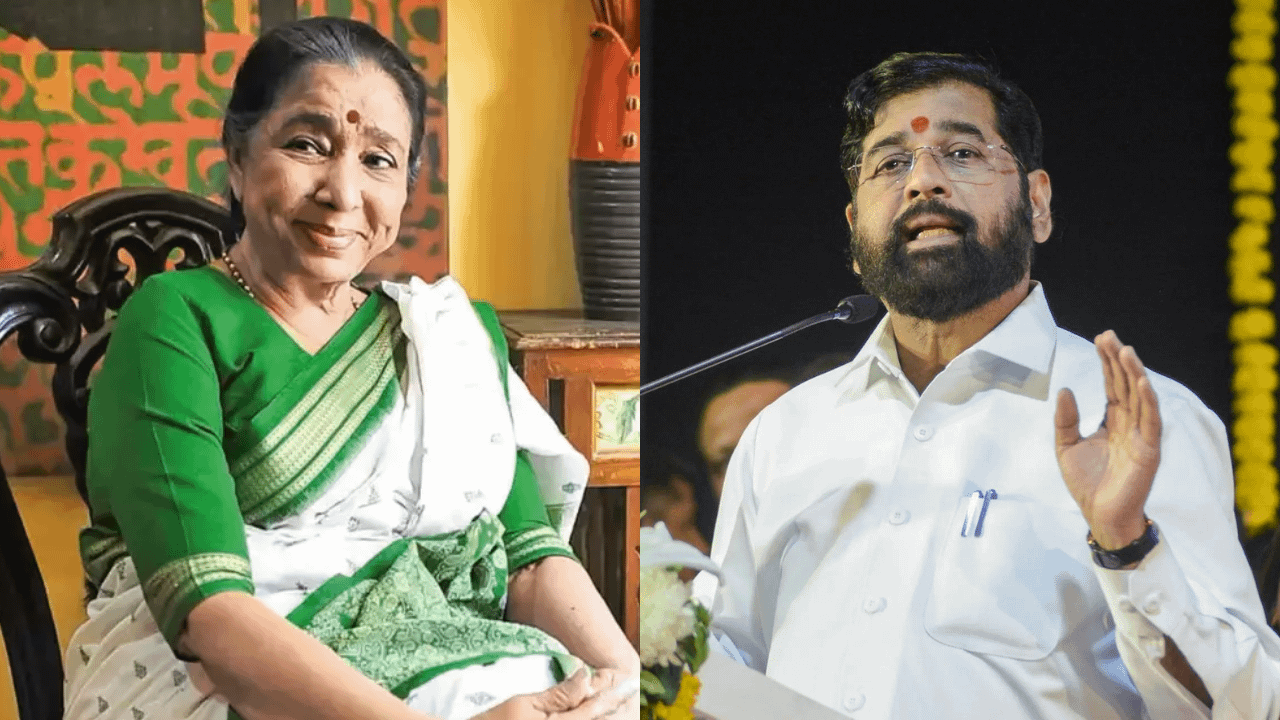 Asha Bhosale lauds Eknath Shinde for re-establishing Shiv Sena