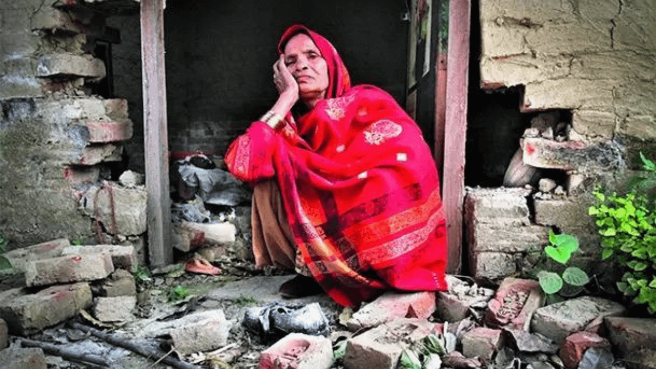 6 months after riot, 11 UP families return not to homes but rubble