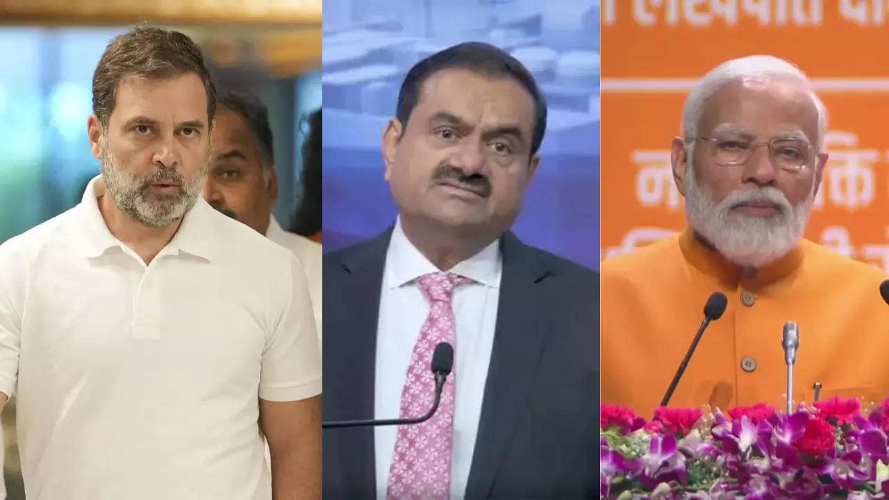 ‘Silence at home, personal matter abroad’: Rahul targets PM Modi over Adani issue