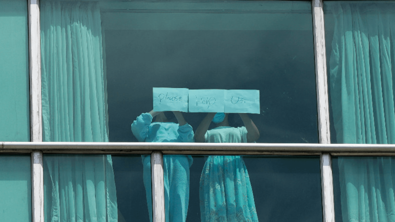 ‘We are not safe in our country’: Deportees from US cry for help from Panama hotel