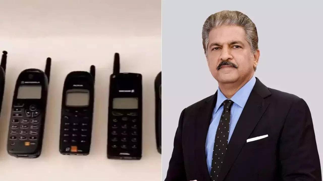 Anand Mahindra shares video of smartphone evolution, says: But don’t want to be…