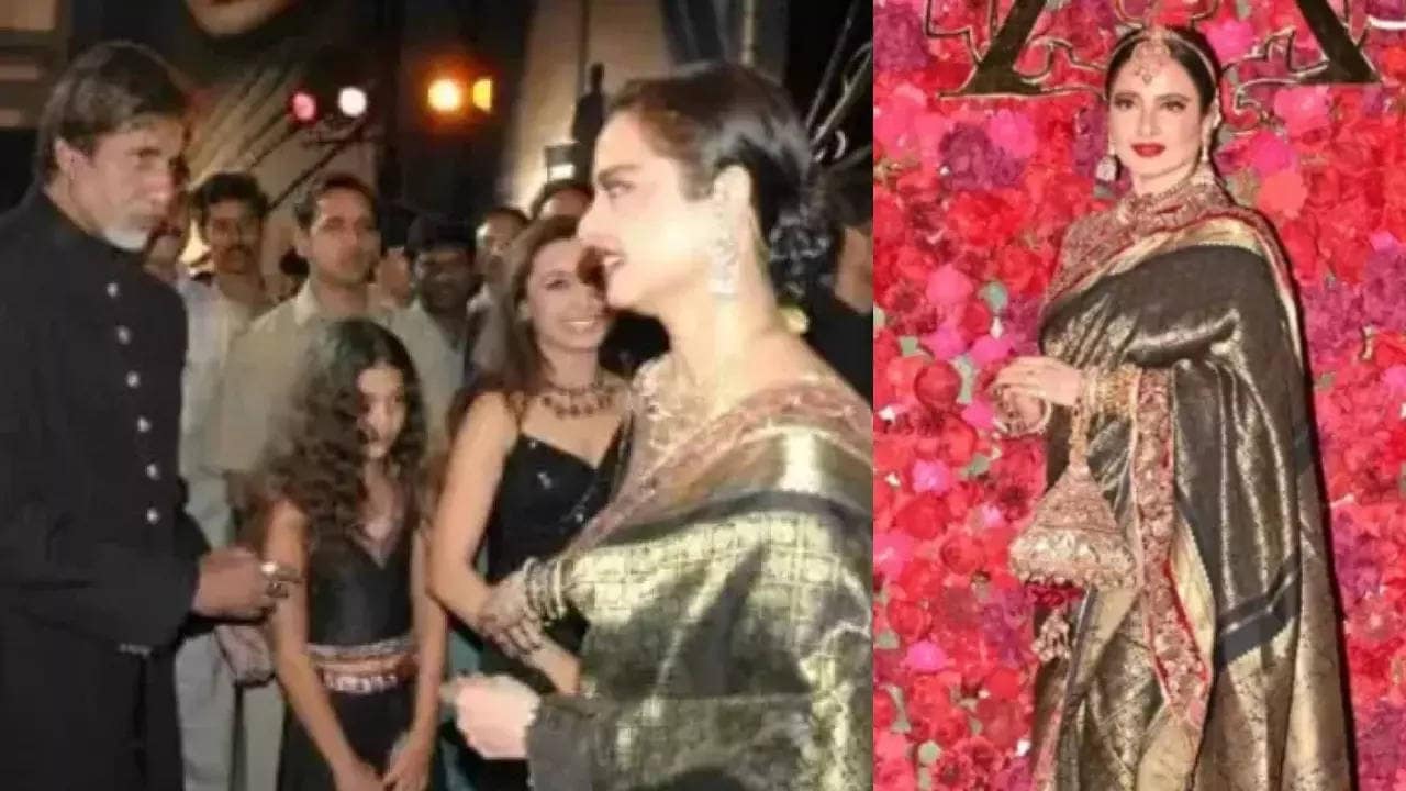 Rekha repeats her saree which she wore for Amitabh Bachchan starrer ‘Black’ premiere