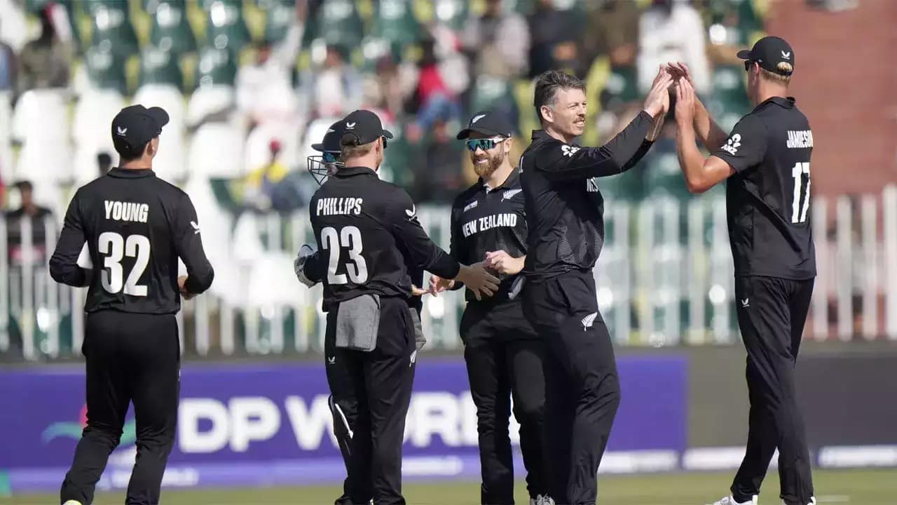NZ, India book Champions Trophy semis berth; hosts Pakistan out