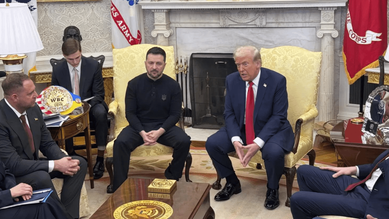 Oval office confrontation: Trump-Zelenskyy meet signals limits of western power