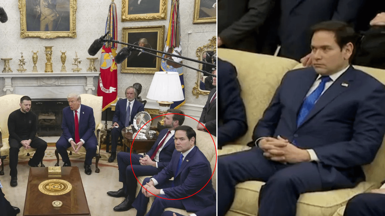 ‘Marco Rubio regretting he took the job’: Netizens roast secretary of state’s sour look