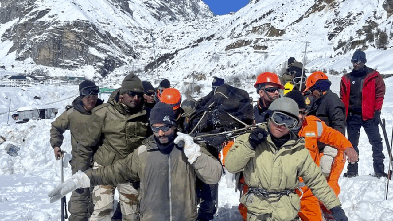 U’khand avalanche: Rescue ops end after 2 days; 46 workers saved, 8 dead