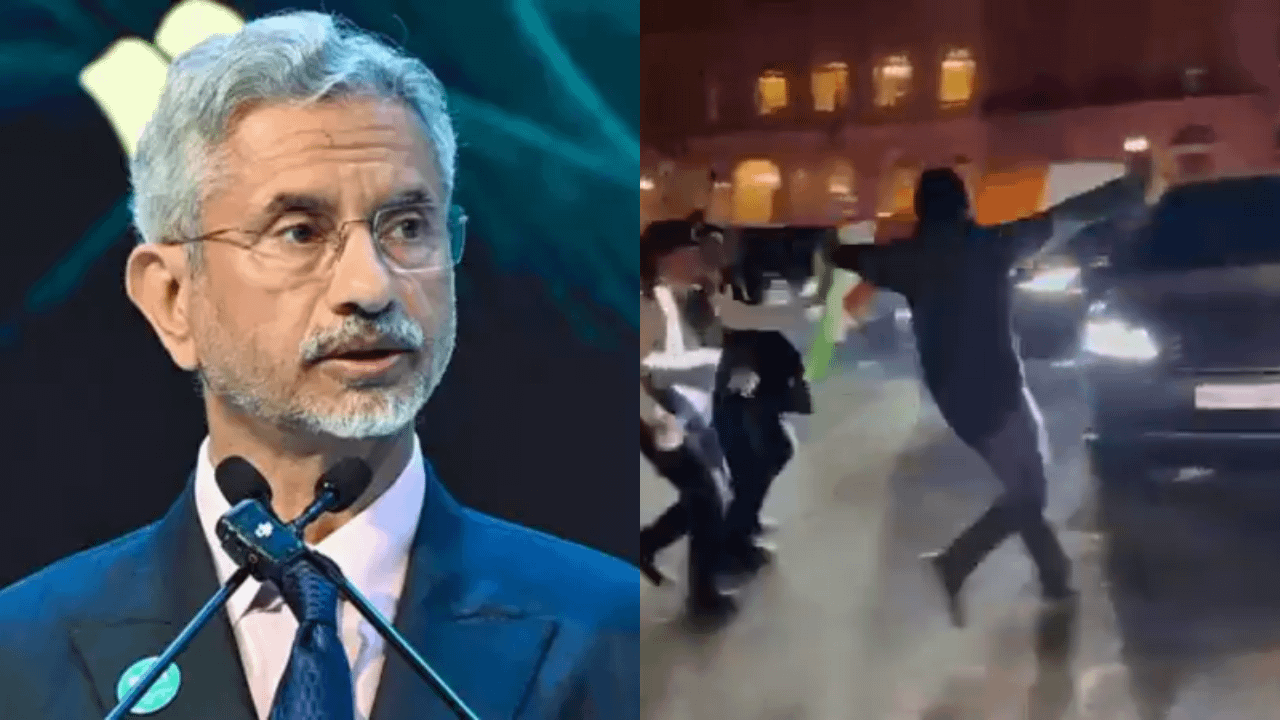 Khalistani extremists heckle, attempt to attack S Jaishankar in London