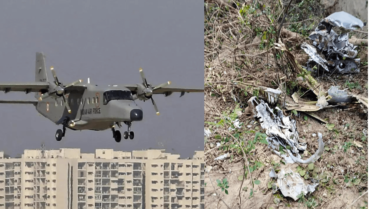 IAF’s AN-32 crash lands in Bengal, crew safe