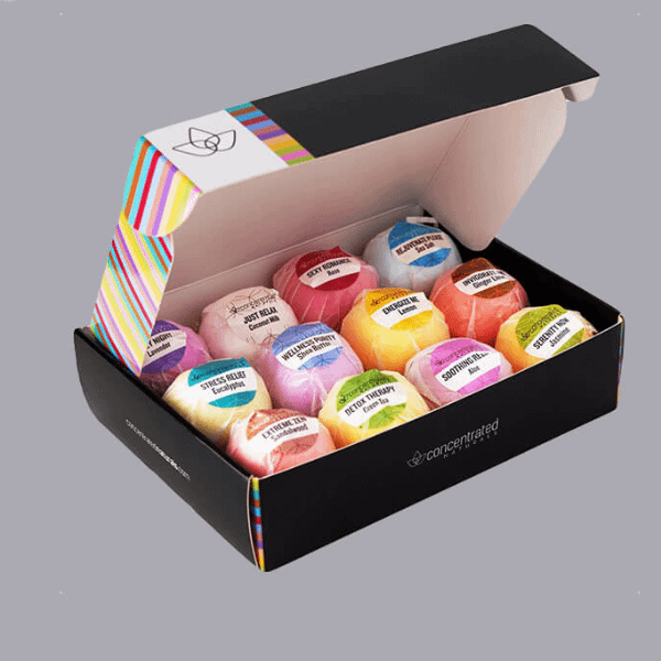 Custom Bath Bomb Boxes