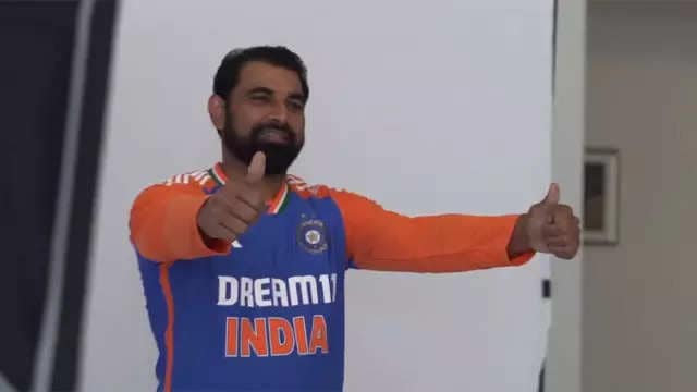 Watch: Shami shines in jersey photoshoot ahead of England T20Is
