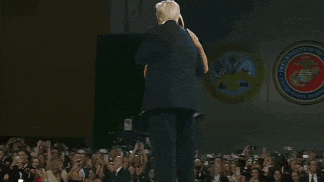 Watch: Trumps share first dance but it’s YMCA that steals the show again