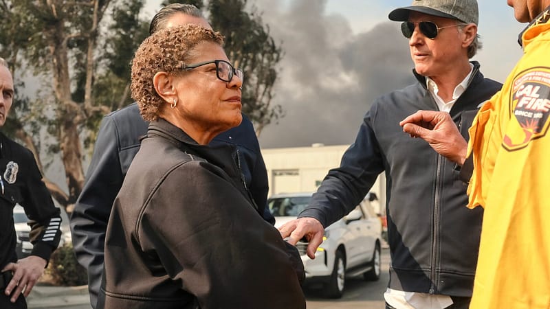 Before Taking Office, L.A.’s Mayor Said She Would Not Go Abroad