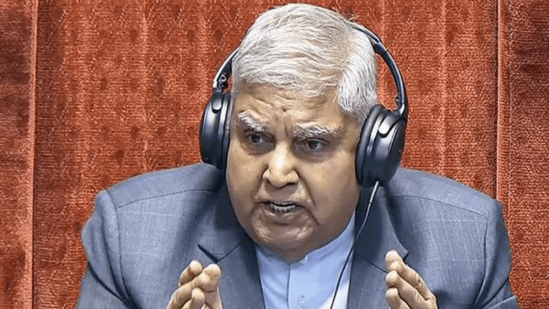 ‘Temple of democracy turned into wrestling ground’: VP Dhankhar