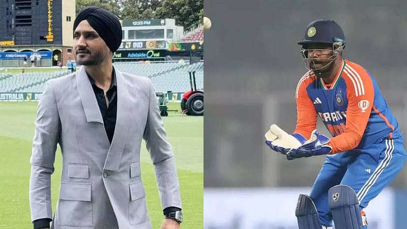 ‘He has 55-56 average …’: Harbhajan questions Samson’s CT exclusion