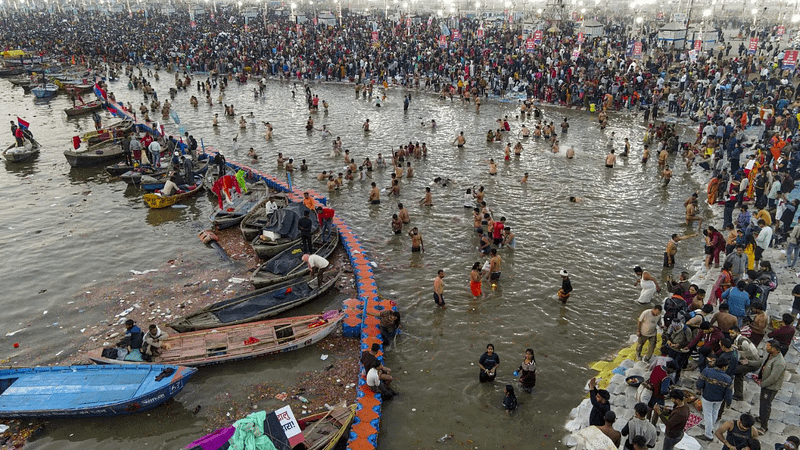 Maha Kumbh: Smuggler taking holy dip arrested after months on the run