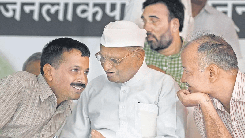 ‘Initially I wasn’t unhappy with him but when … ‘: Anna Hazare on Kejriwal