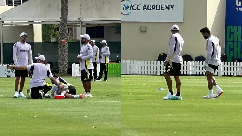 CT: Injury scare as Rishabh Pant hit on left knee