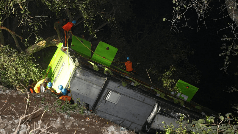 Driver killed, 17 injured as bus carrying pilgrims falls into gorge near Jammu