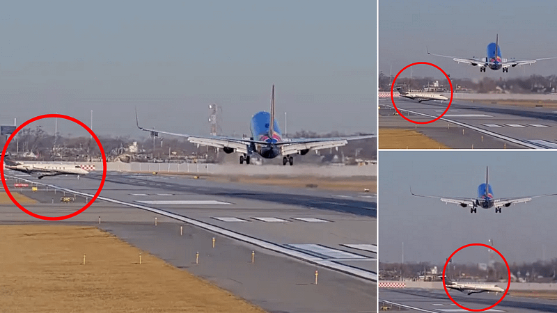 Seconds from catastrophe: Southwest flight abort landing to dodge private jet